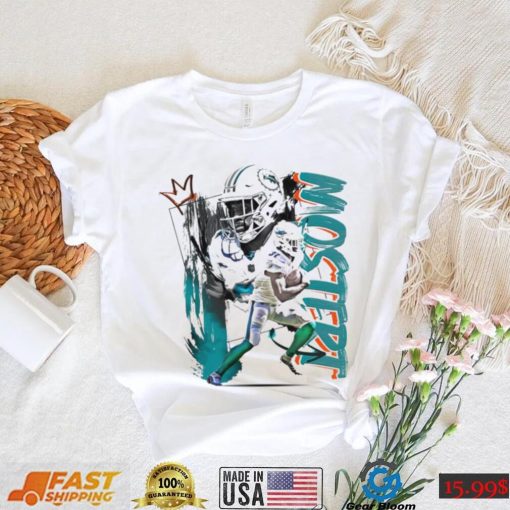 Raheem Mostert number 31 Miami Dolphins football player pose poster shirt