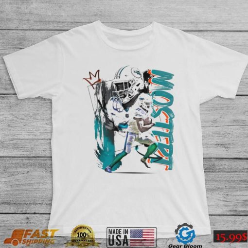 Raheem Mostert number 31 Miami Dolphins football player pose poster shirt