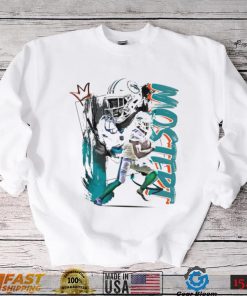 Raheem Mostert number 31 Miami Dolphins football player pose poster shirt