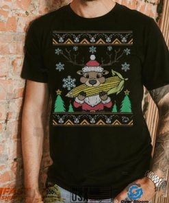 Reindeer Eat Corn ugly christmas Shirt