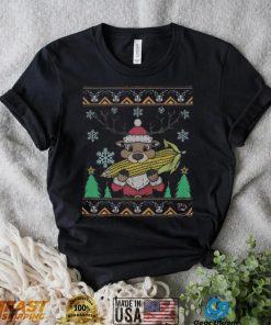 Reindeer Eat Corn ugly christmas Shirt