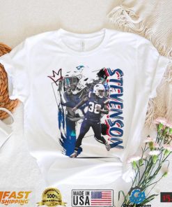 Rhamondre Stevenson number 38 New England Patriots football player pose poster shirt