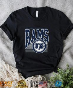 Rhode Island Rams Navy Offset Circle T Shirt