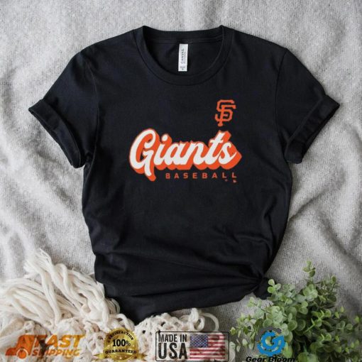 San Francisco Giants Fanatics Branded Black Run The Bases T Shirt