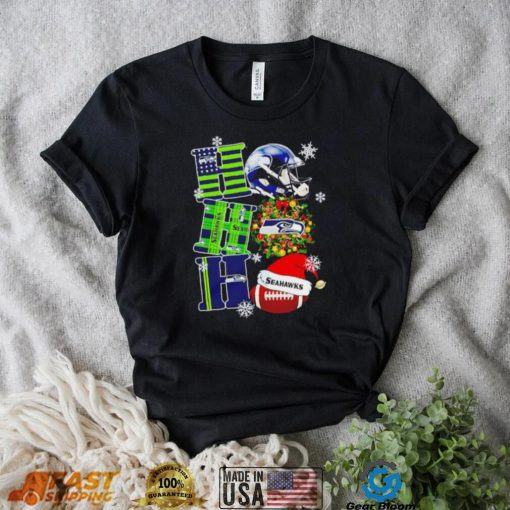 Seattle Seahawks NFL ho ho ho Christmas shirt