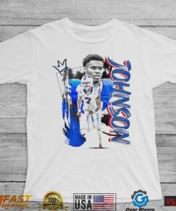 Taron Johnson number 7 Buffalo Bills football player pose poster shirt