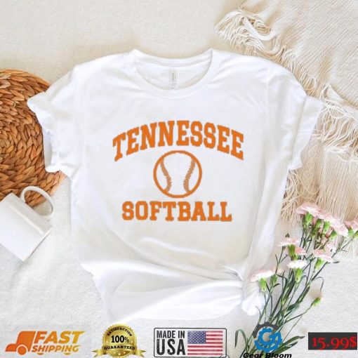 Tennessee Lady Vols Champion Primary Team Logo Icon Softball Powerblend T Shirt