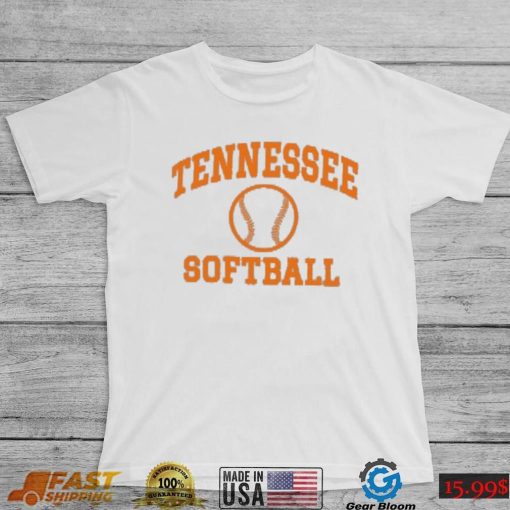 Tennessee Lady Vols Champion Primary Team Logo Icon Softball Powerblend T Shirt