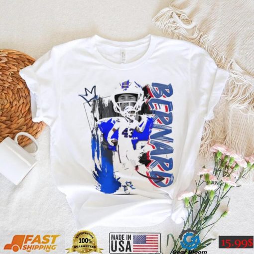 Terrel Bernard number 43 Buffalo Bills football player pose poster shirt