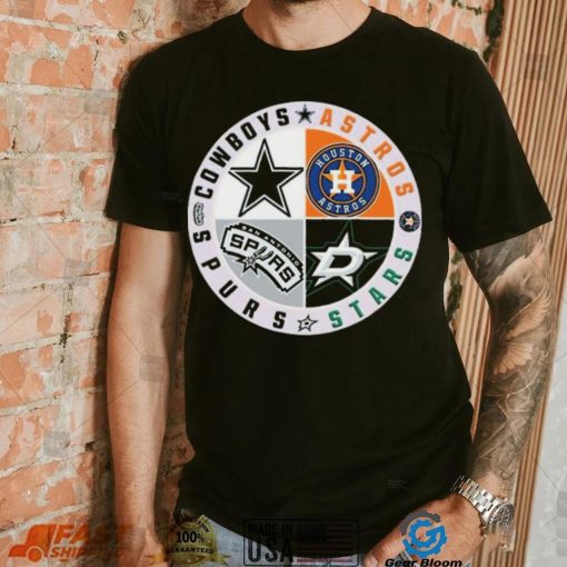 Texas Fan – Cowboys, Astros, Stars and Spurs shirt