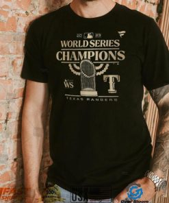 Texas Rangers Fanatics Branded Black 2023 World Series Champions Parade T Shirt