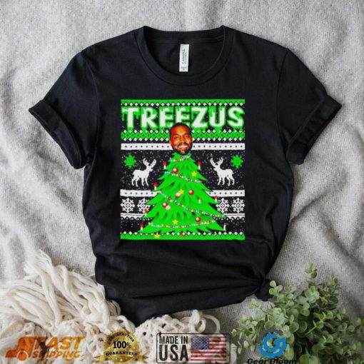 Treezus ugly Christmas shirt