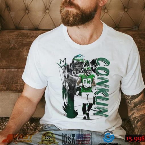 Tyler Conklin number 83 New York Jets football player pose poster shirt