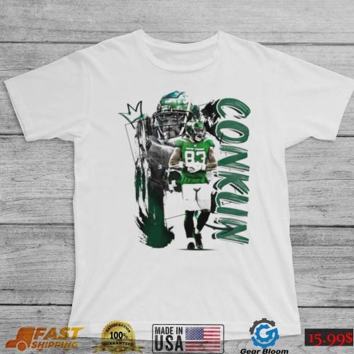 Tyler Conklin number 83 New York Jets football player pose poster shirt