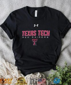 Under Armour Texas Tech Red Raiders Black Tech Performance T Shirt