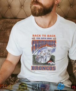 Vintage Broncos Super Bowl Champions XXXIII Back to back broncos 1998 2023 Shirt