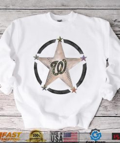 Washington Nationals Tiny Turnip Military Star T Shirt