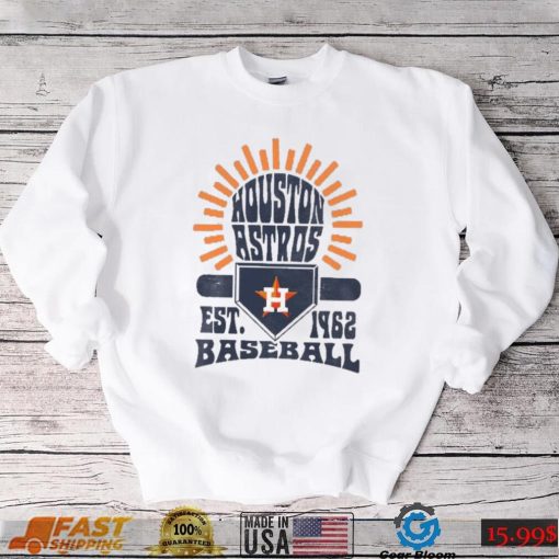 Youth Houston Astros Sun Burst T Shirt