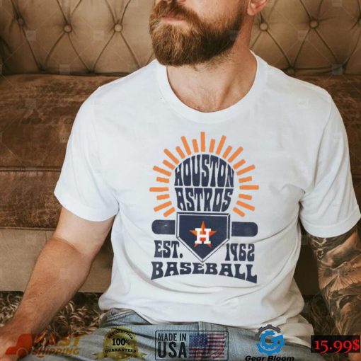 Youth Houston Astros Sun Burst T Shirt