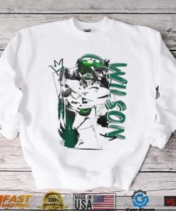 Zach Wilson number 2 New York Jets football player pose poster shirt