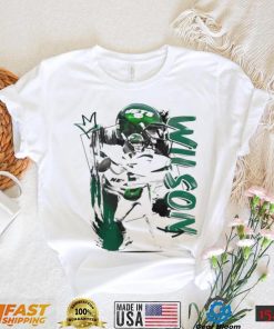 Zach Wilson number 2 New York Jets football player pose poster shirt