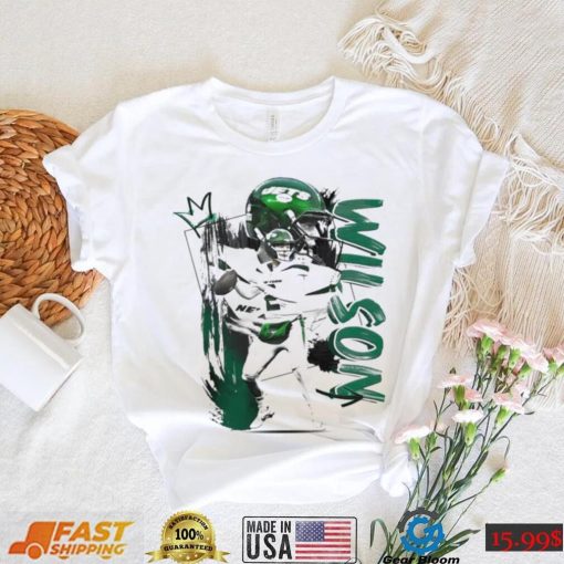 Zach Wilson number 2 New York Jets football player pose poster shirt