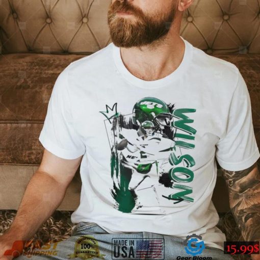 Zach Wilson number 2 New York Jets football player pose poster shirt