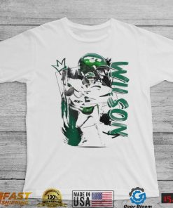 Zach Wilson number 2 New York Jets football player pose poster shirt