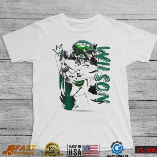 Zach Wilson number 2 New York Jets football player pose poster shirt