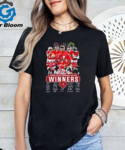 2023 2024 National football conference Wild Card Winners Tampa Bay Buccaneers player signatures logo firework shirt
