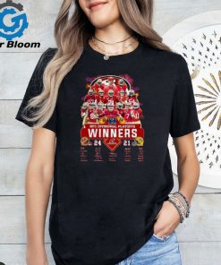 2023 – 2024 NFC Division Playoffs Winner San Francisco 49ers 24 – 21 Green Bay Packers Signatures t shirt