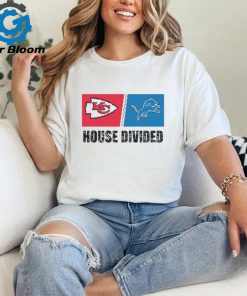 2024 Kansas City Chiefs vs Detroit Lions House Divided Shirt