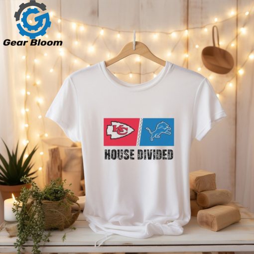 2024 Kansas City Chiefs vs Detroit Lions House Divided Shirt