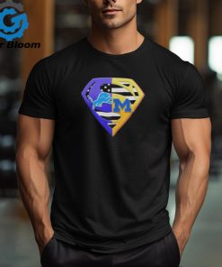 2024 Superman Logo Detroit Lions and Michigan Wolverines Shirt