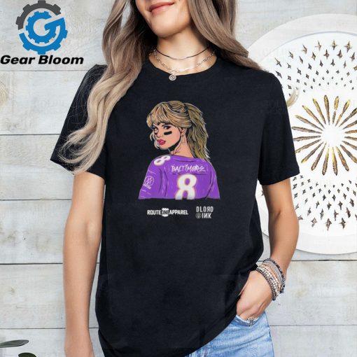Awesome Taylor in a Ravens karma is a home game win shirt
