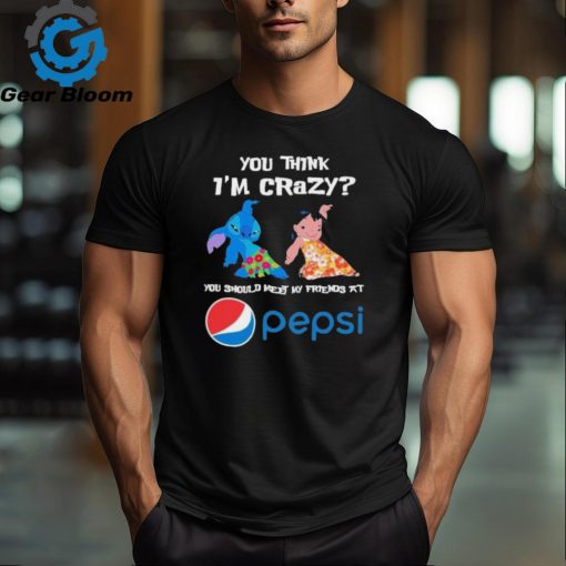 Baby Stitch And Lilo Pelekai Admit it now working at Pepsi would be Boring with me shirt