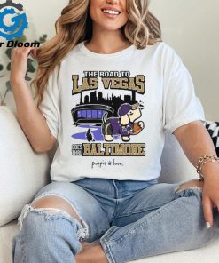 Baltimore Ravens Baltimore To Vegas Pup Shirt