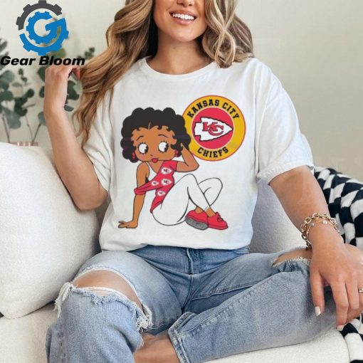 Betty Boop Kansas City Chiefs Logo 2024 shirt