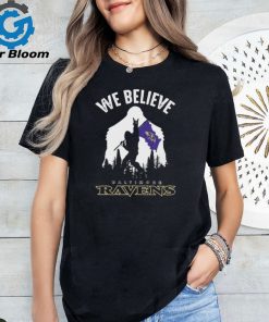 Bigfoot We Believe Baltimore Ravens 2024 shirt