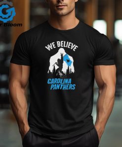 Bigfoot We Believe Carolina Panthers 2024 shirt
