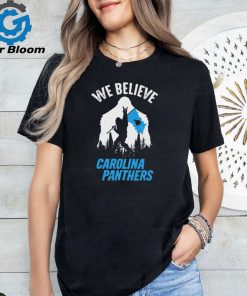 Bigfoot We Believe Carolina Panthers 2024 shirt