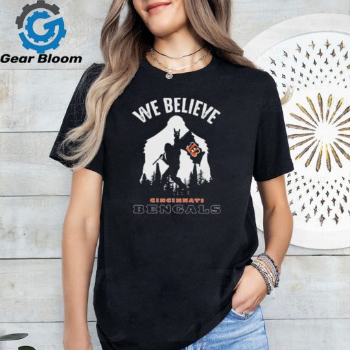 Bigfoot We Believe Cincinnati Bengals 2024 shirt