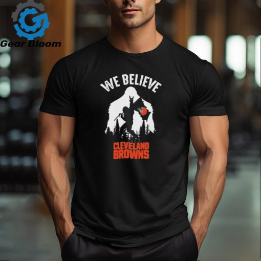 Bigfoot We Believe Cleveland Browns 2024 shirt