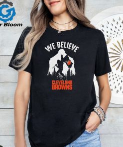 Bigfoot We Believe Cleveland Browns 2024 shirt