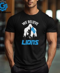 Bigfoot We Believe Detroit Lions 2024 shirt