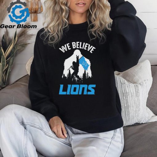 Bigfoot We Believe Detroit Lions 2024 shirt