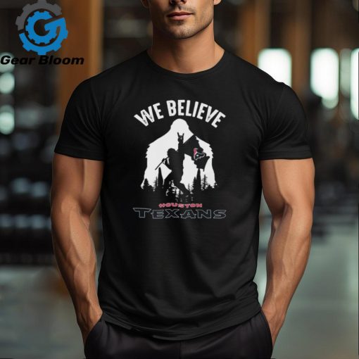 Bigfoot We Believe Houston Texans 2024 shirt