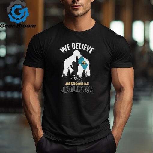 Bigfoot We Believe Jacksonville Jaguars 2024 shirt