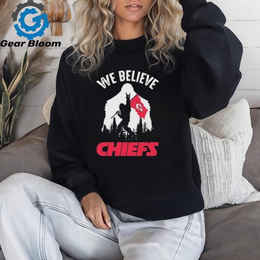 Bigfoot We Believe Kansas City Chiefs 2024 shirt