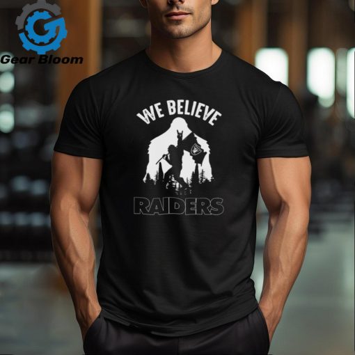 Bigfoot We Believe Las Vegas Raiders 2024 shirt